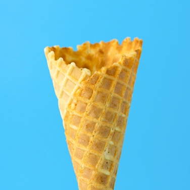 empty ice-cream cone